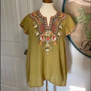 Johnny Was Tikal swing blouse